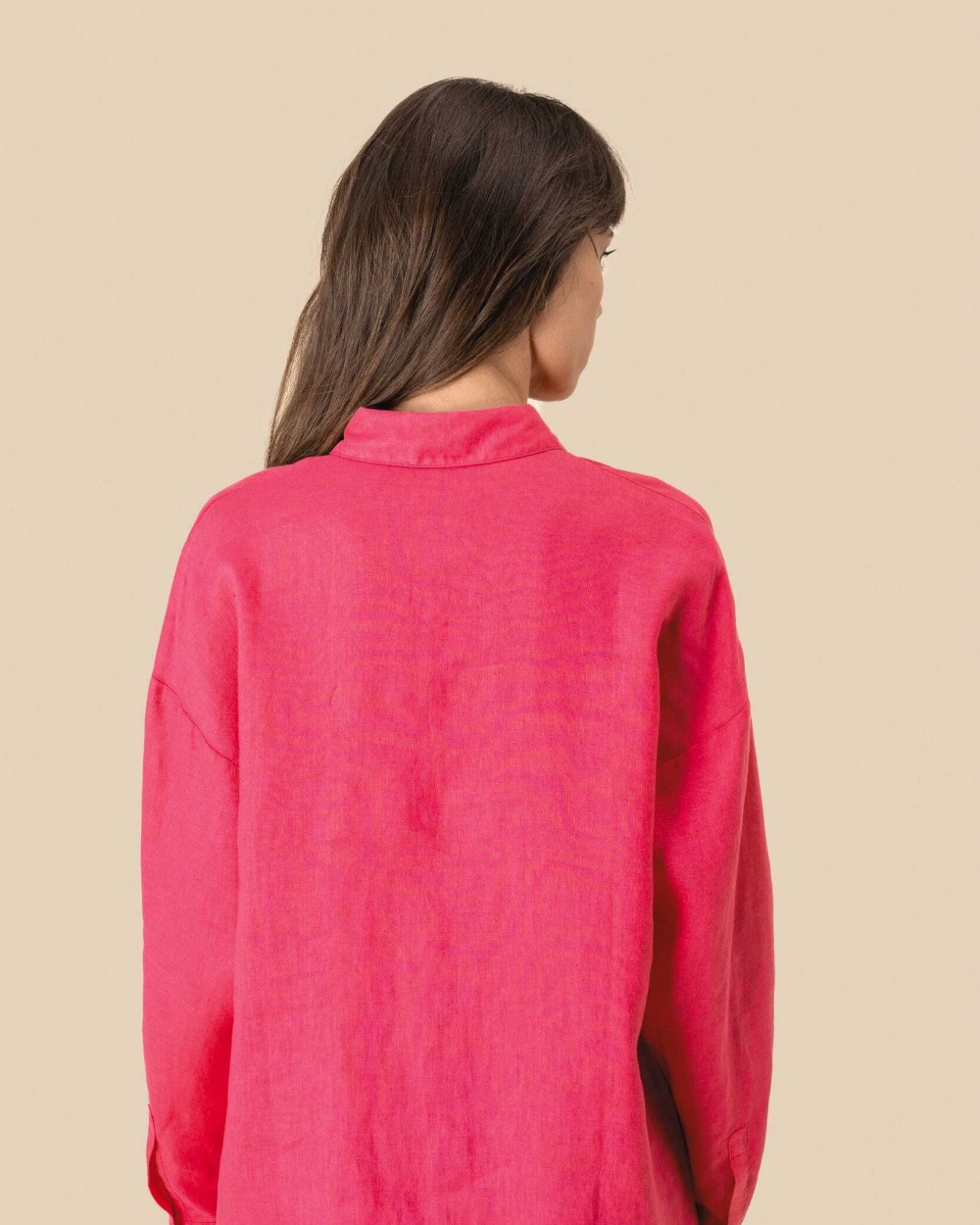 Chemises personnalisable SPASSO Chemise oversize en lin femme