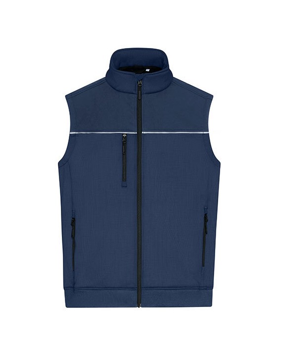 JAMES & NICHOLSON Hybrid Workwear Vest Jacken personalisierbar