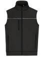 Jassen JAMES & NICHOLSON Hybrid Workwear Vest voor bedrukking &amp; borduring