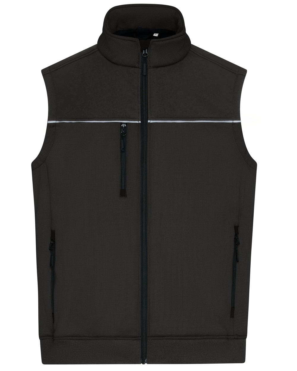 Jassen JAMES & NICHOLSON Hybrid Workwear Vest voor bedrukking &amp; borduring