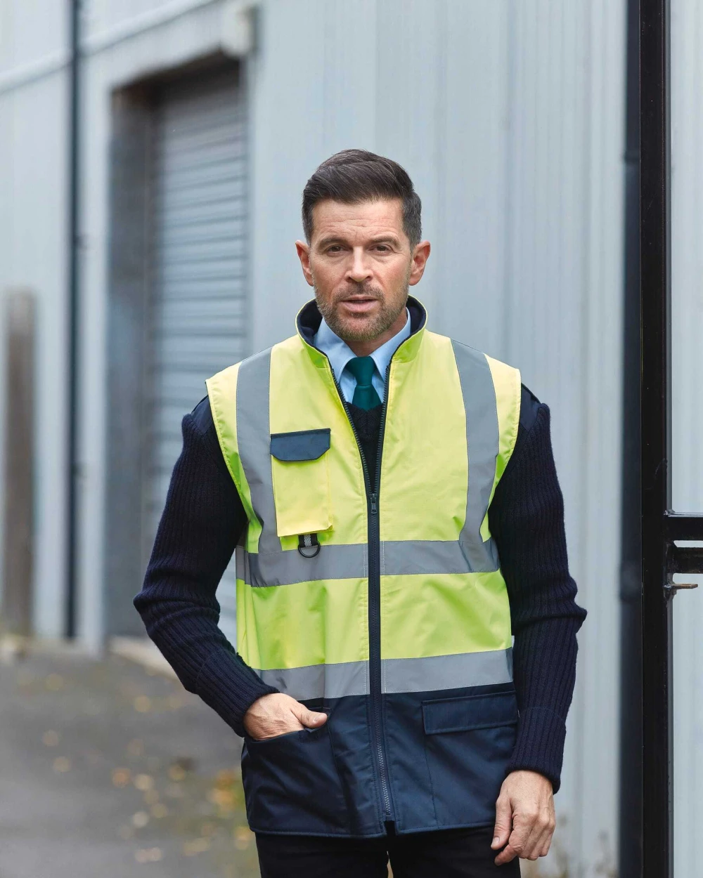 Jassen YOKO Gewatteerde veiligheidsbodywarmer voor bedrukking &amp; borduring