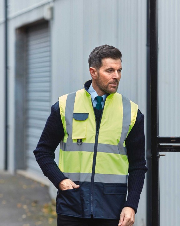 Vestes personnalisable YOKO Bodywarmer rembourré haute visibilité