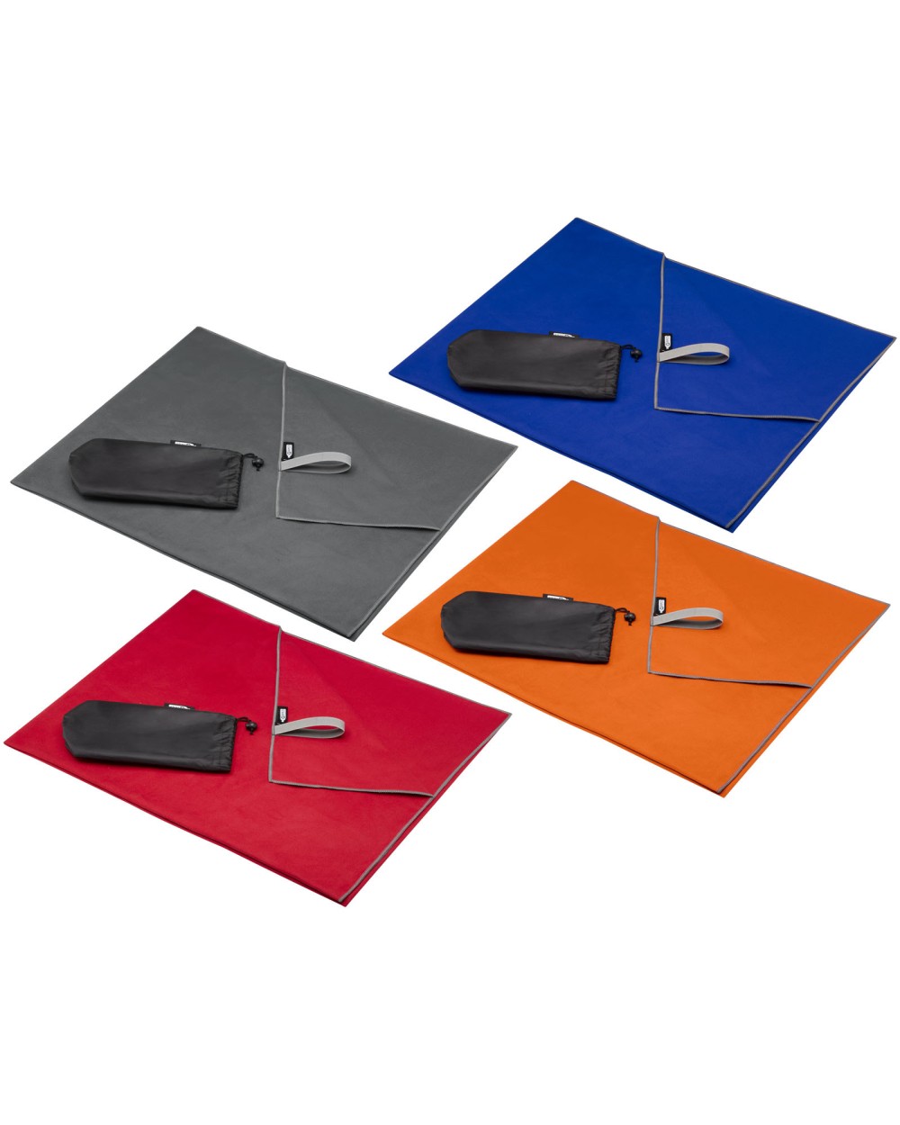 Produits éponges personnalisable 4DO Serviette Pieter certifiée GRS ultra-légère et à séchage rapide 100 x 180 cm