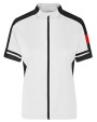 T-shirts JAMES & NICHOLSON Ladies` Bike-T Full Zip voor bedrukking &amp; borduring