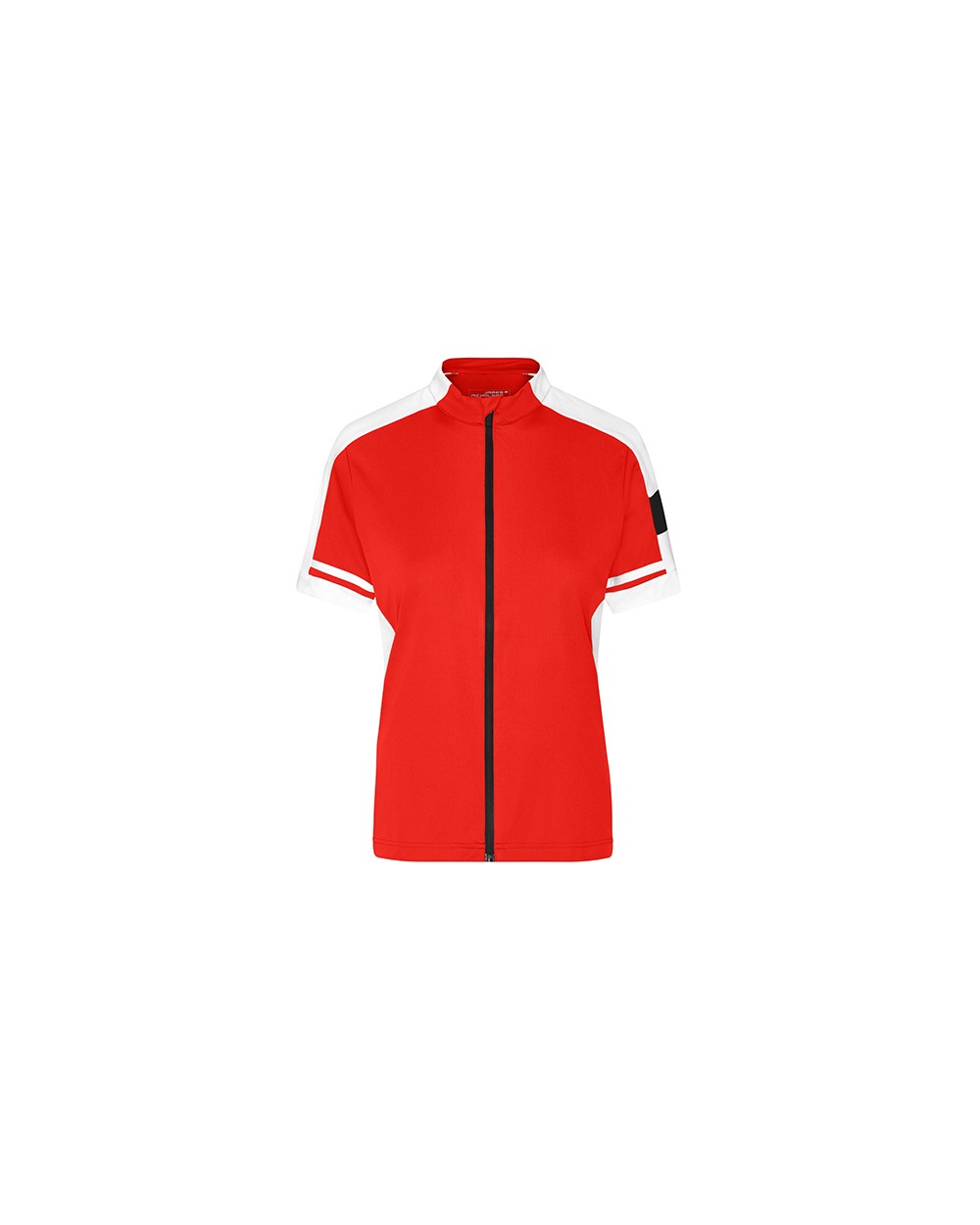 T-shirts JAMES & NICHOLSON Ladies` Bike-T Full Zip voor bedrukking &amp; borduring