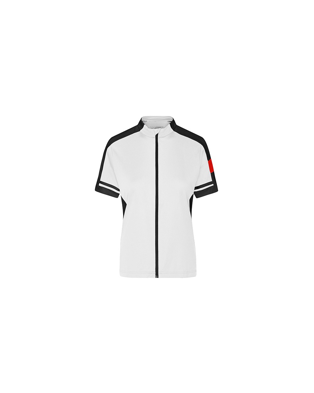 JAMES & NICHOLSON Ladies´ Bike-T Full Zip T-Shirts personalisierbar