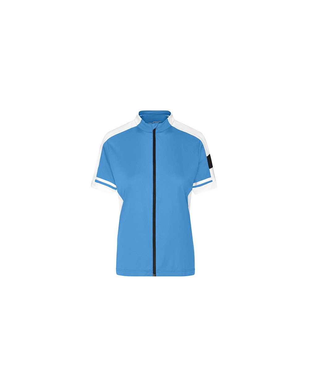 T-shirts JAMES & NICHOLSON Ladies` Bike-T Full Zip voor bedrukking &amp; borduring