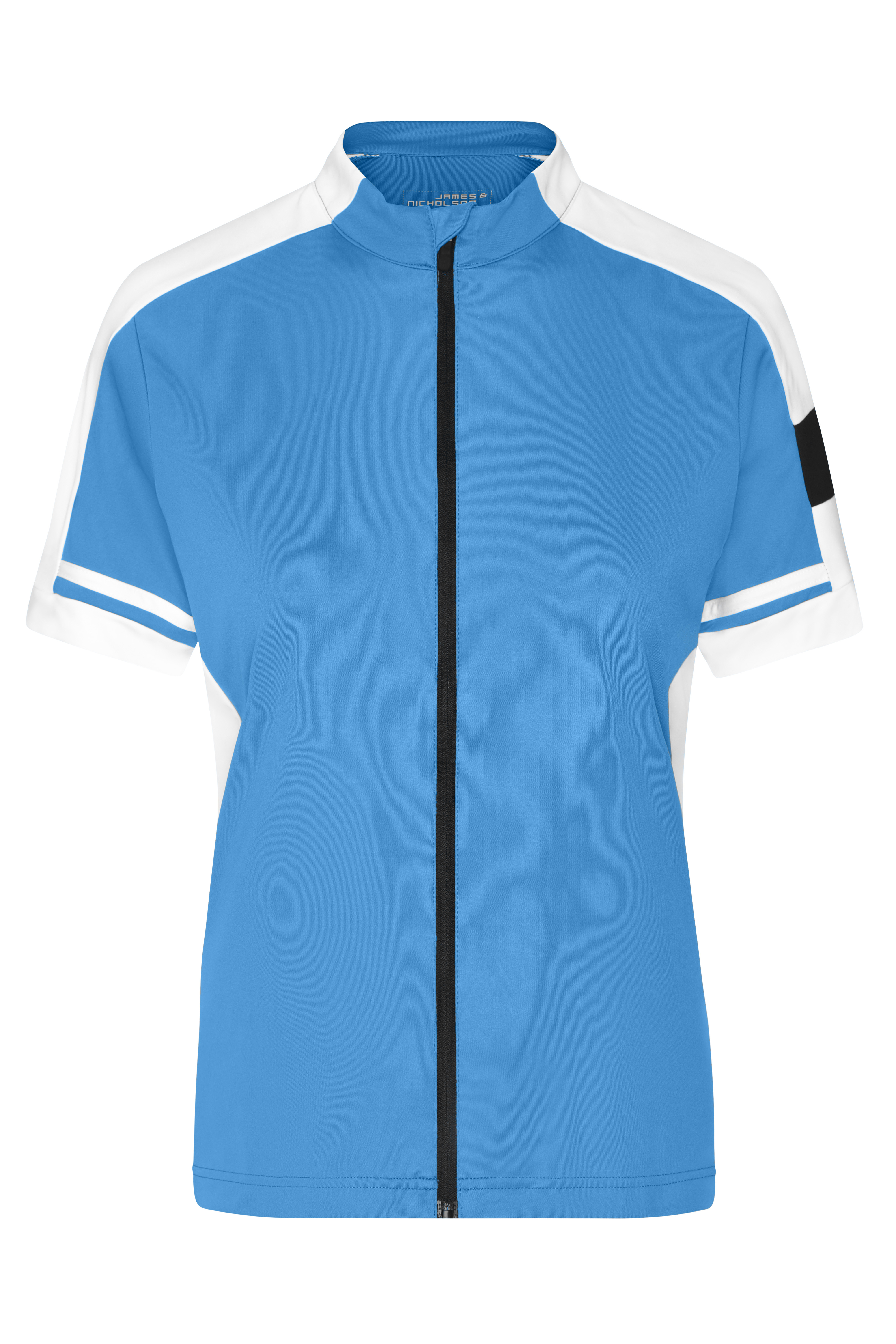 T-shirts JAMES & NICHOLSON Ladies` Bike-T Full Zip voor bedrukking &amp; borduring