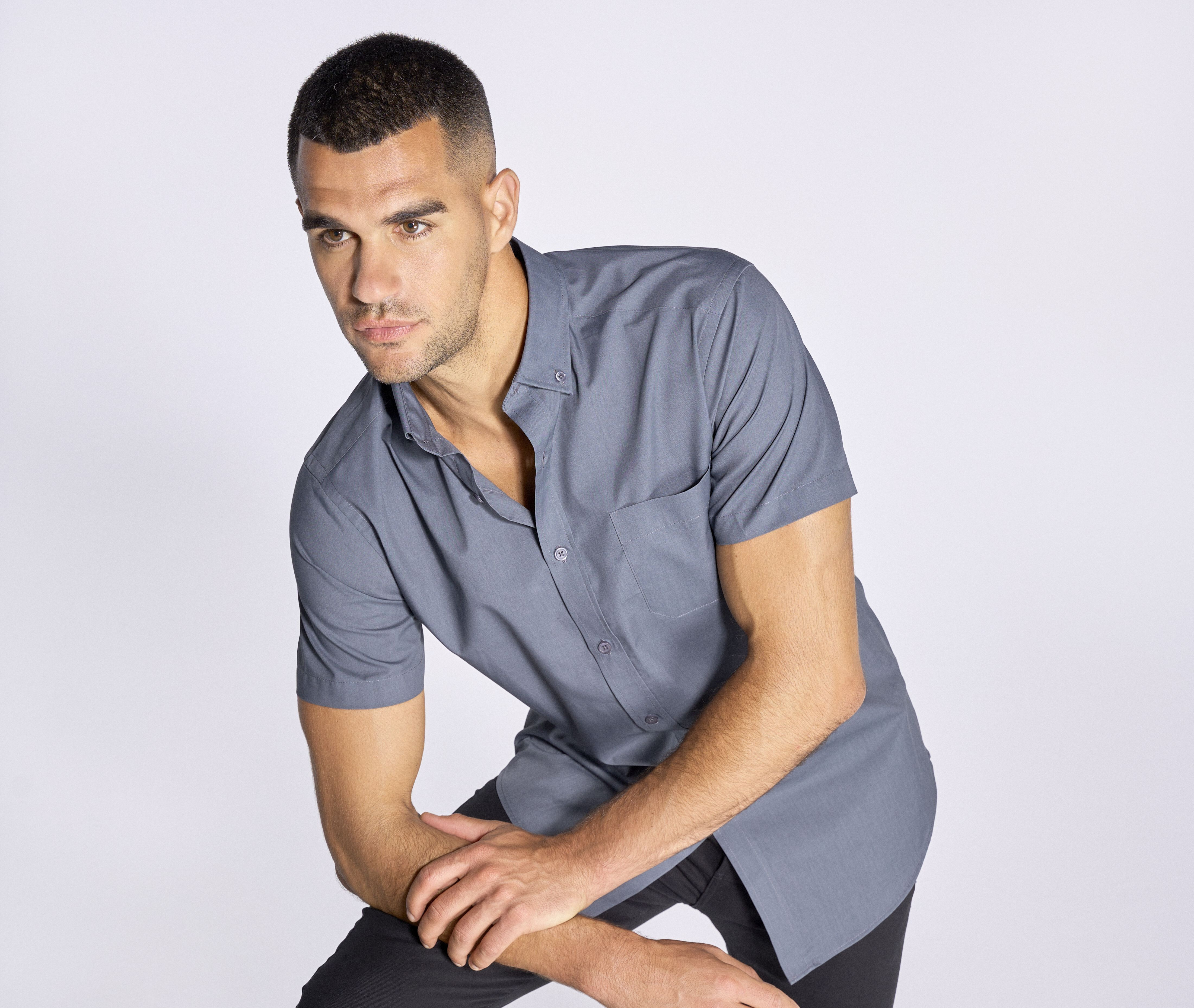 Chemises personnalisable JHK POPLIN SHORT SLEEVE SHIRT