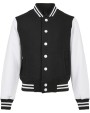 Sweaters & hoodies BUILD YOUR BRAND Kids´ Organic Sweat College Jacket voor bedrukking &amp; borduring