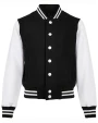 Sweaters & hoodies BUILD YOUR BRAND Kids´ Organic Sweat College Jacket voor bedrukking &amp; borduring