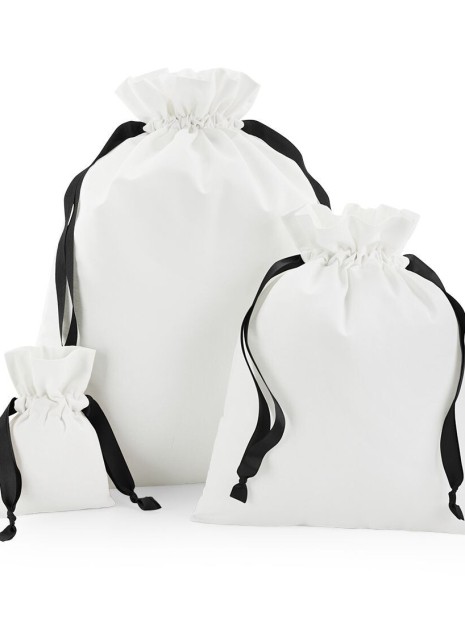 Sacs & Bagagerie à personnaliser WESTFORDMILL COTTON GIFT BAG WITH RIBBON DRAWSTRING 