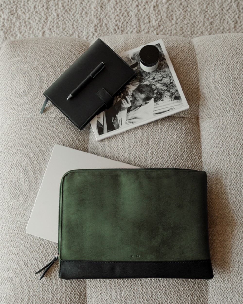 Tassen & Zakken VINGA VINGA Marlow RCS recycled polyester 14" laptop sleeve voor bedrukking &amp; borduring