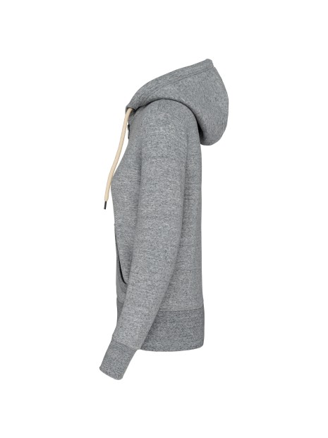 KARIBAN Sweat-shirt vintage zippé à capuche femme /api/colors/d3b7c139-6d45-4d9a-a468-c30c9b4a8c4d personnalisable