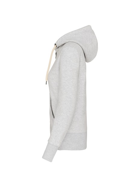 KARIBAN Sweat-shirt vintage zippé à capuche femme /api/colors/4a891c91-7426-40ec-9f86-8674f2899954 personnalisable