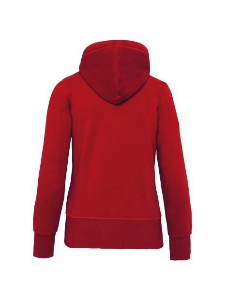 KARIBAN Sweat-shirt vintage zippé à capuche femme /api/colors/e3deaad1-5c22-4b84-809b-b32e391a1a04 personnalisable