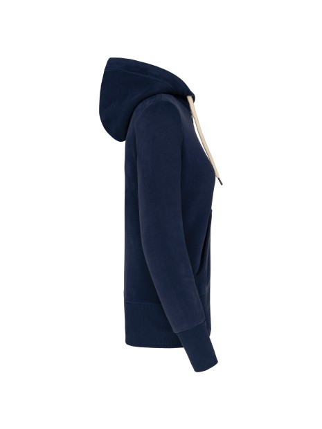 KARIBAN Sweat-shirt vintage zippé à capuche femme /api/colors/82d58f77-9ee3-416f-8a04-5c6727739e11 personnalisable
