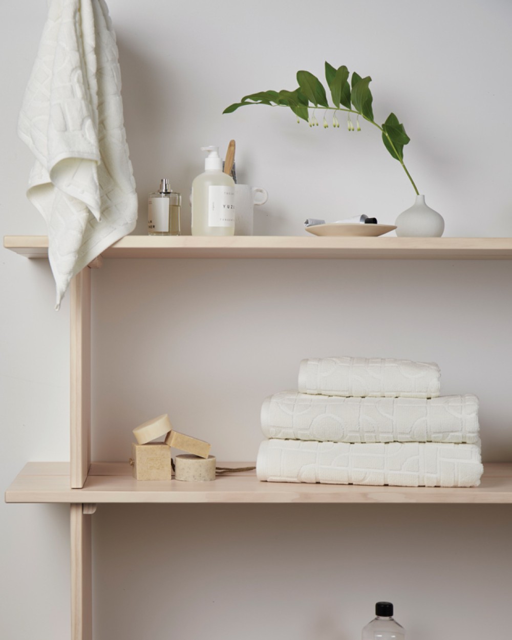 Produits éponges personnalisable VINGA VINGA Verso Lot de 4 serviettes en coton biologique OCS