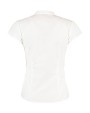 Chemises personnalisable KUSTOM KIT Women's Tailored Fit Mandarin Collar Blouse SSL