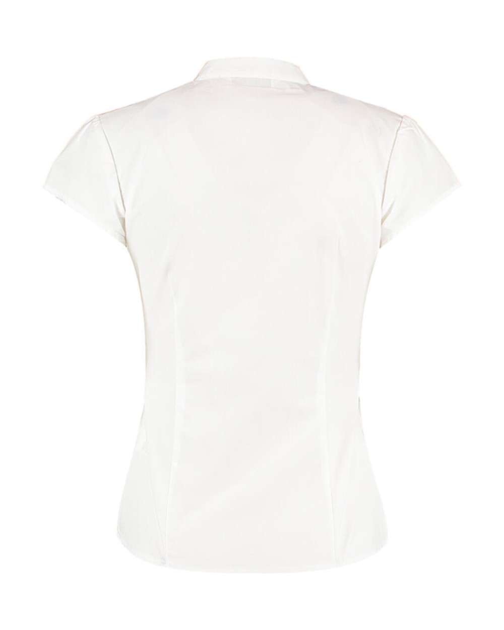 Chemises personnalisable KUSTOM KIT Women's Tailored Fit Mandarin Collar Blouse SSL