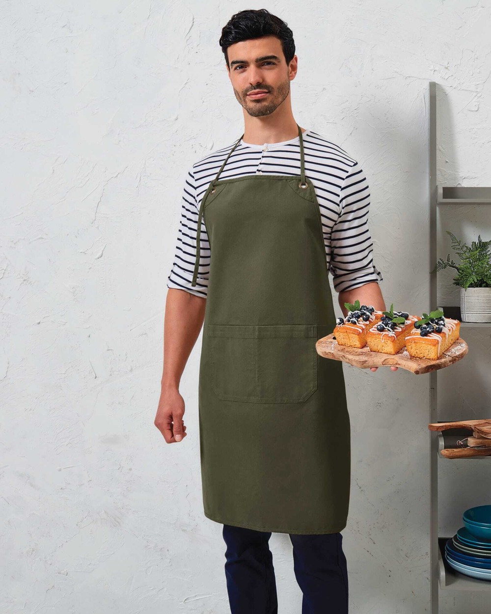 PREMIER Leinenschürze mit zwei Taschen Artisan's Choice Schürzen personalisierbar