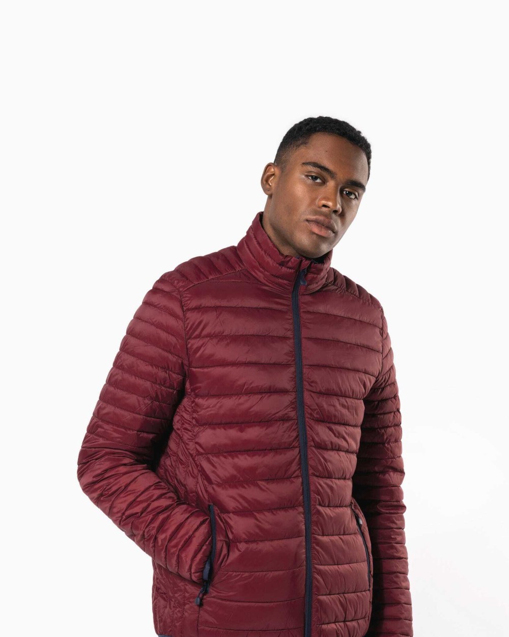 KARIBAN Leichte Steppjacke für Herren Jacken personalisierbar