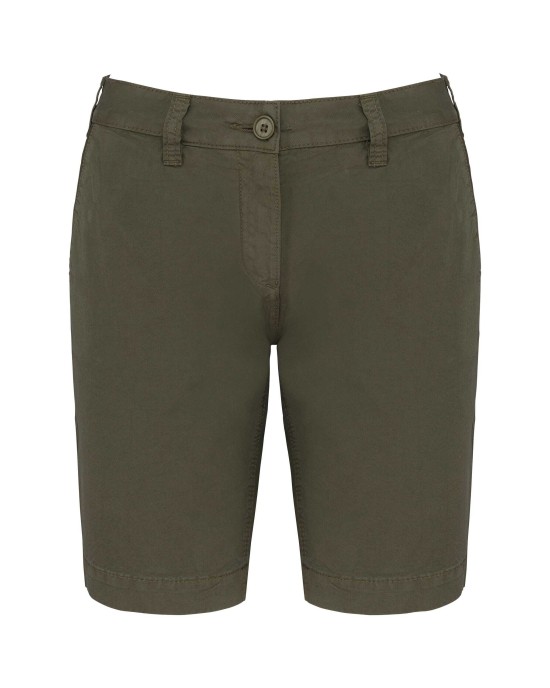 Bermudas & Shorts personnalisable Kariban Bermuda aspect délavé femme
