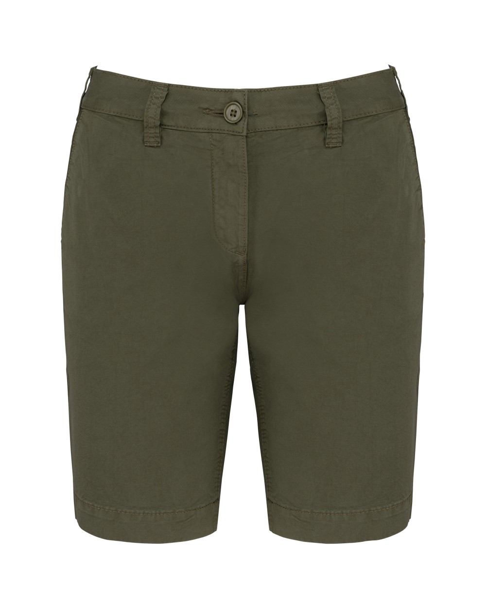 Bermuda's & Shorts KARIBAN Damesbermuda met verwassen look voor bedrukking &amp; borduring