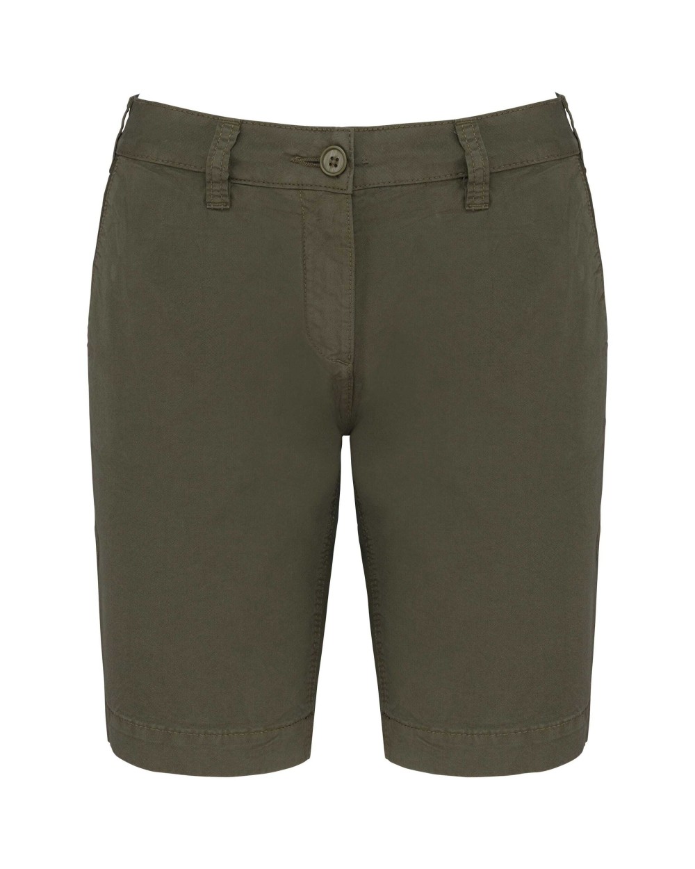 Bermuda's & Shorts KARIBAN Damesbermuda met verwassen look voor bedrukking &amp; borduring