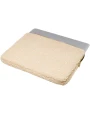 4DO Bear 13" GRS-recycelte Sherpa Laptophülle 2 L Taschen personalisierbar