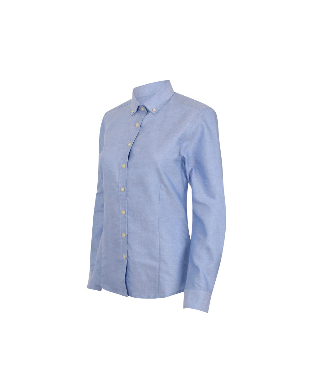 HENBURY LADIES’ MODERN L/S OXFORD SHIRT – REGULAR FIT Hemden personalisierbar
