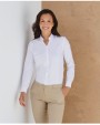 HENBURY LADIES’ MODERN L/S OXFORD SHIRT – REGULAR FIT Hemden personalisierbar