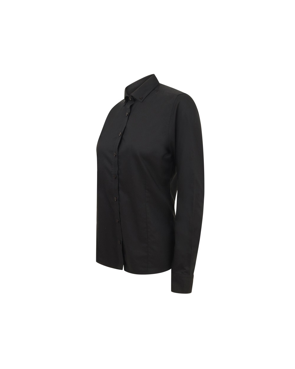HENBURY LADIES’ MODERN L/S OXFORD SHIRT – REGULAR FIT Hemden personalisierbar