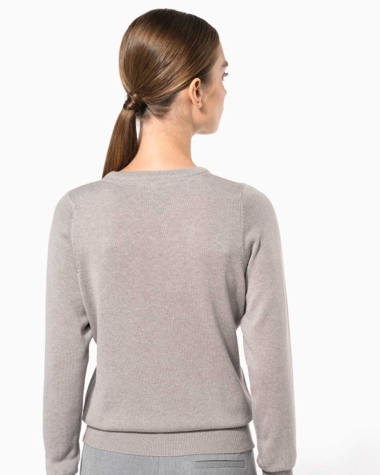 Pulls personnalisable Kariban Pull col rond femme
