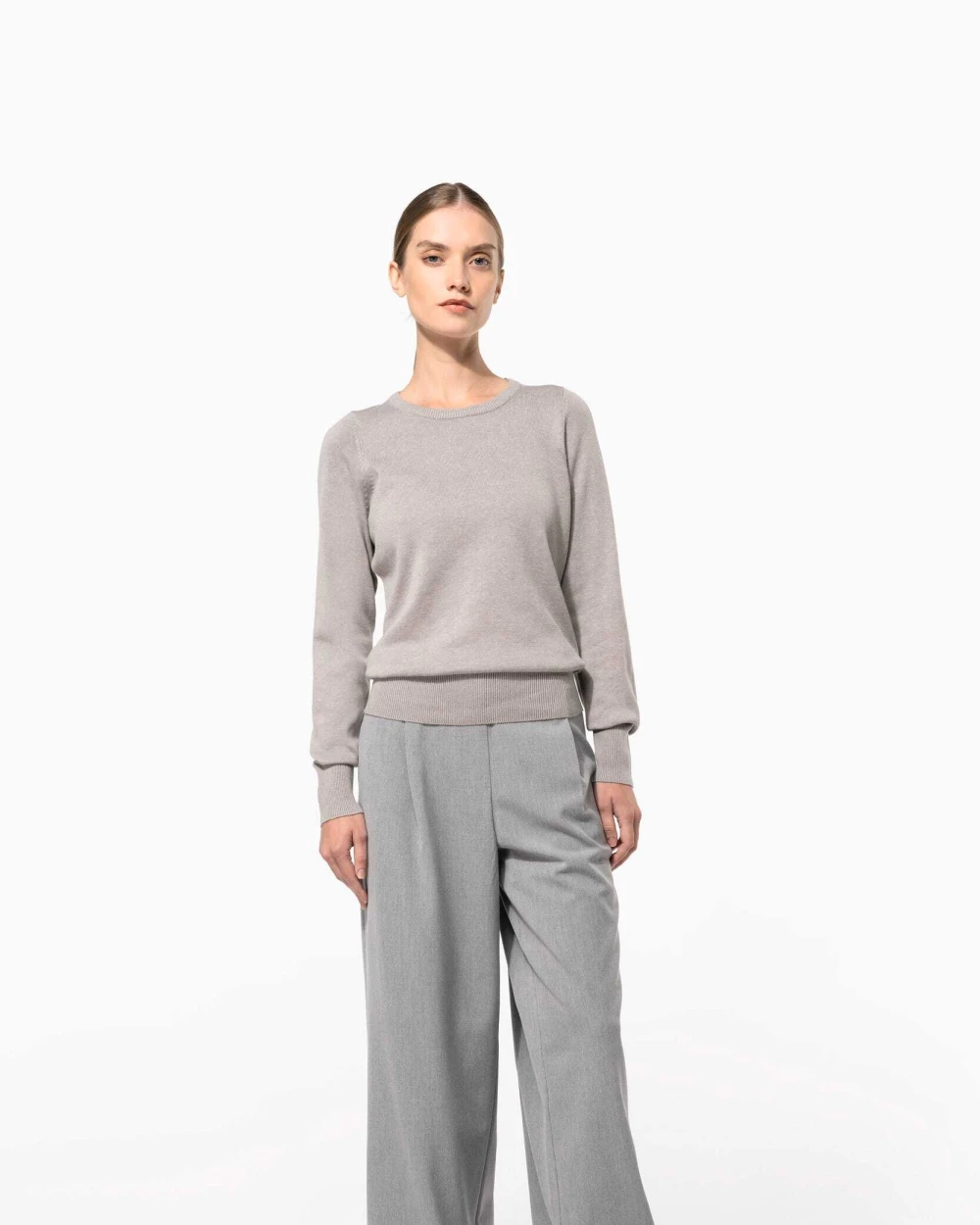 Pulls personnalisable KARIBAN Pull col rond femme
