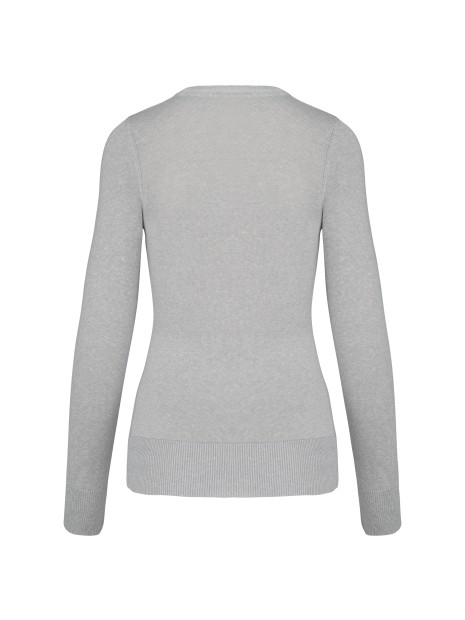 KARIBAN Pull col rond femme /api/colors/affde0b2-3f9e-462b-8bbe-959997fedc42 personnalisable