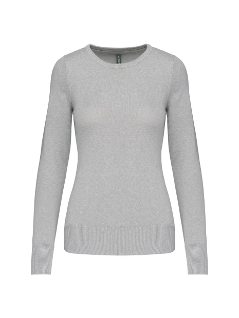 KARIBAN Pull col rond femme /api/colors/affde0b2-3f9e-462b-8bbe-959997fedc42 personnalisable