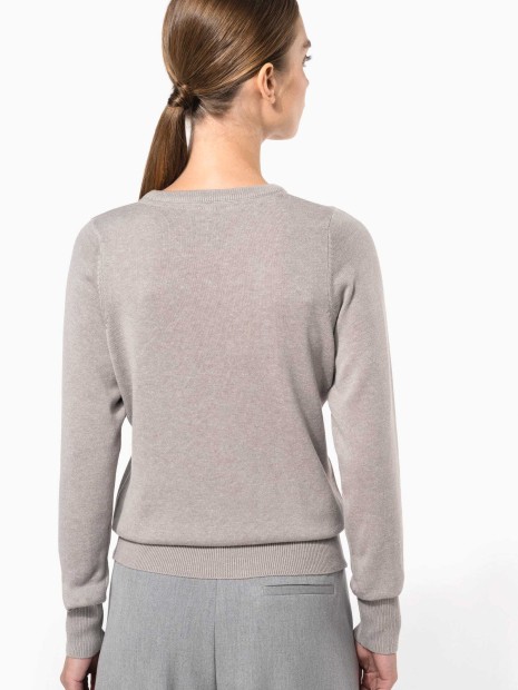 Pulls à personnaliser KARIBAN Pull col rond femme 