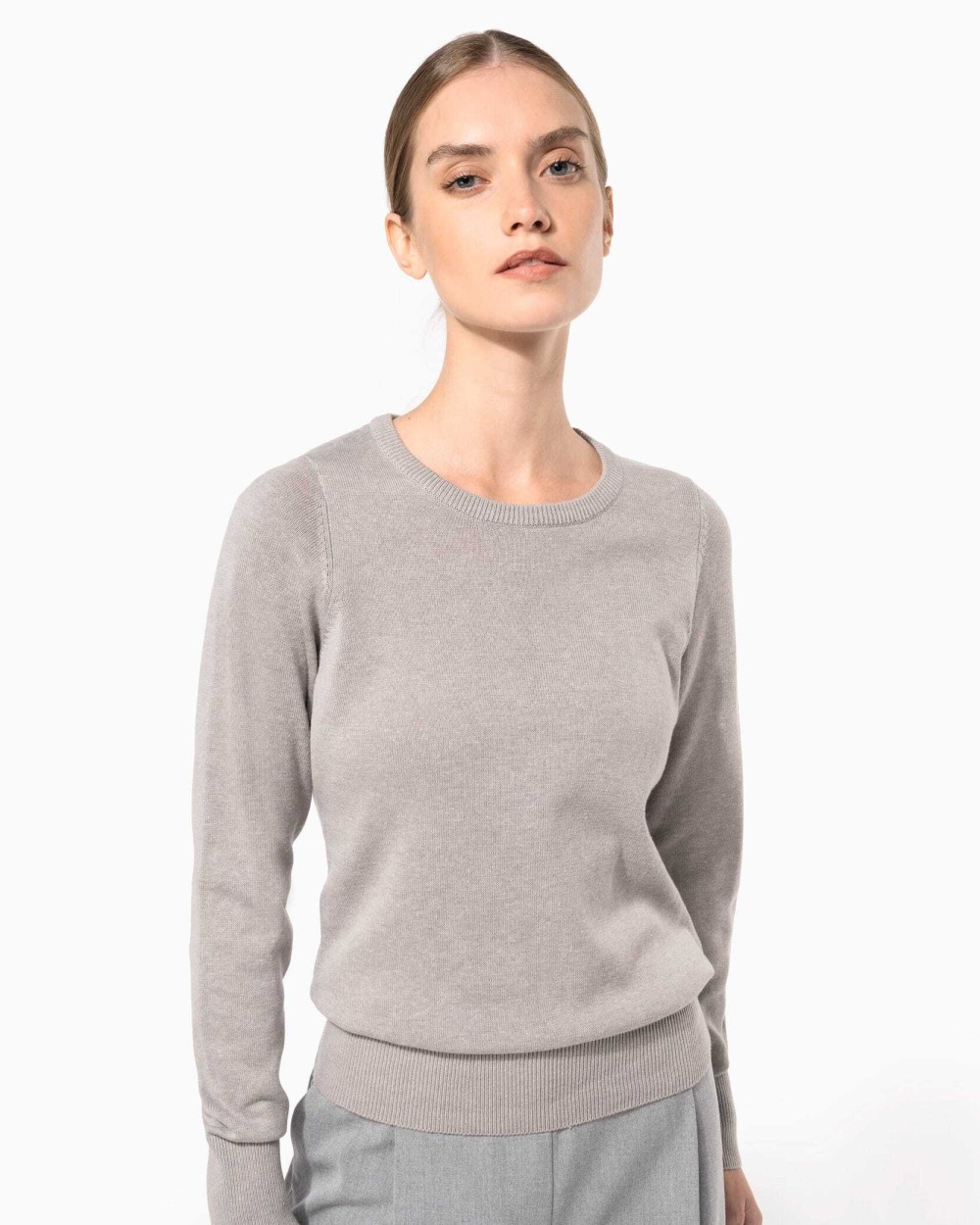 Pulls personnalisable KARIBAN Pull col rond femme
