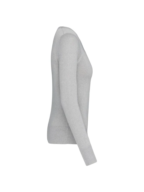 KARIBAN Pull col rond femme /api/colors/affde0b2-3f9e-462b-8bbe-959997fedc42 personnalisable
