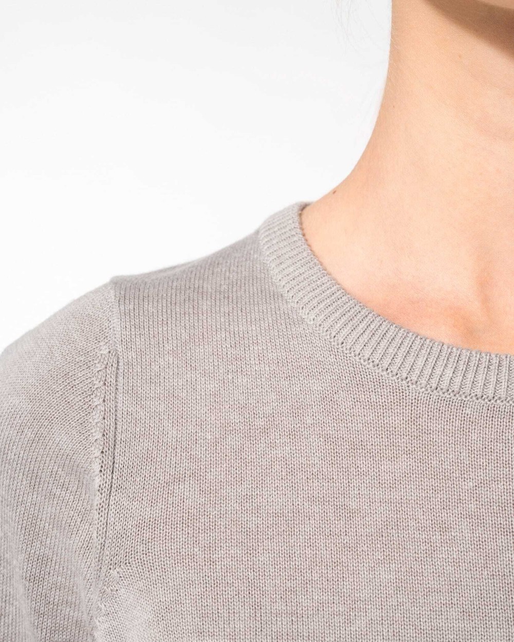 KARIBAN Damen Pullover Rundhals Pullovers personalisierbar