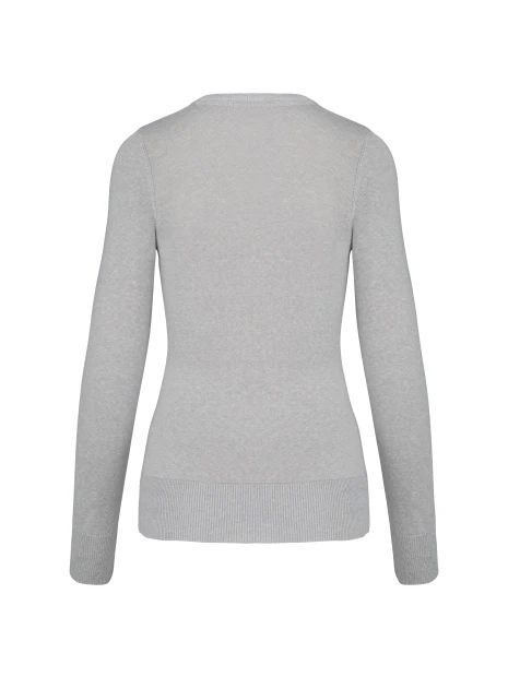 KARIBAN Pull col rond femme /api/colors/affde0b2-3f9e-462b-8bbe-959997fedc42 personnalisable