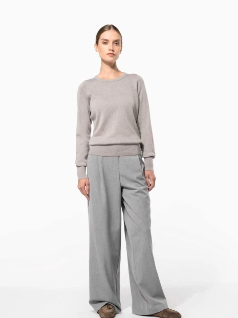 Pulls à personnaliser KARIBAN Pull col rond femme 