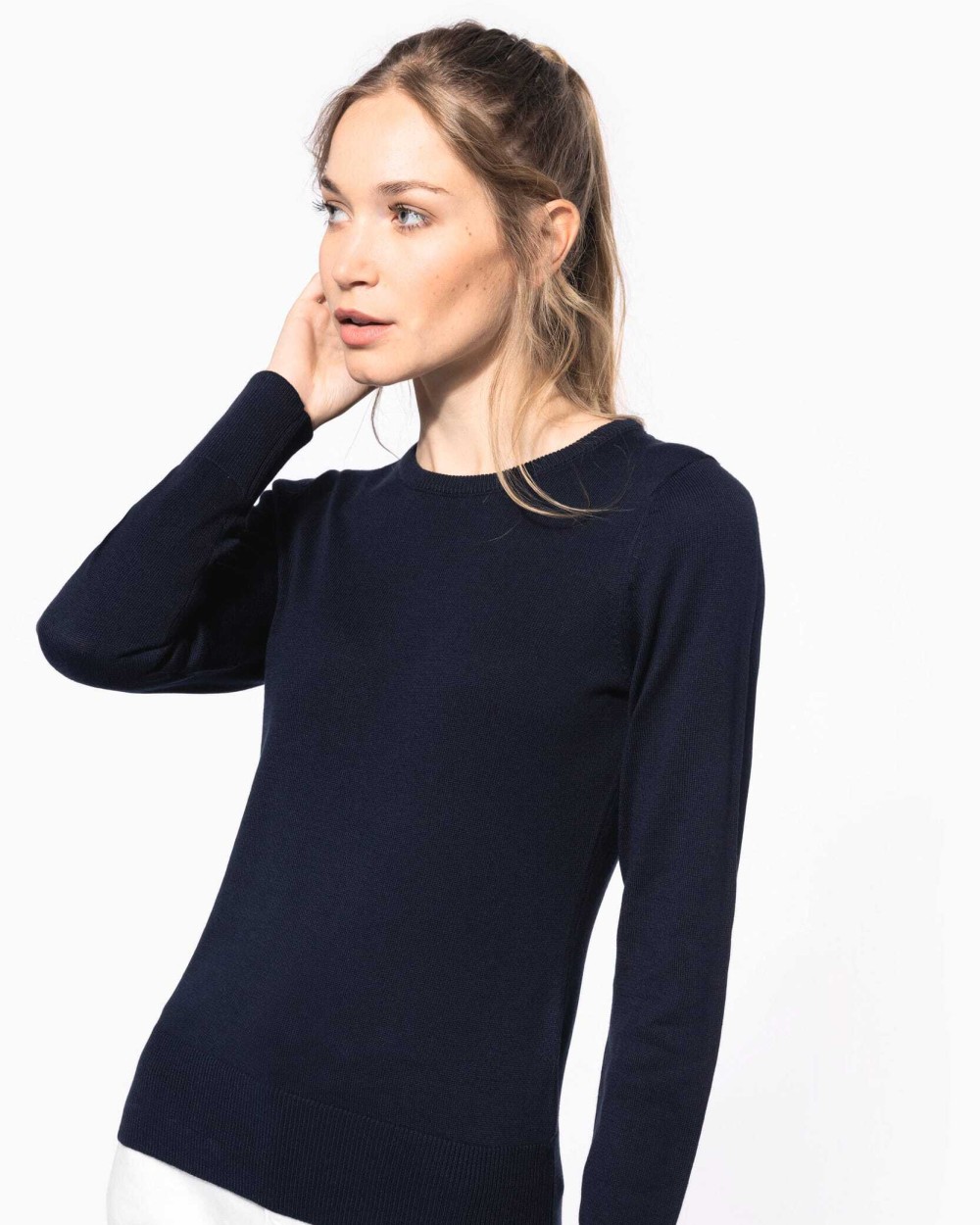 Pulls personnalisable KARIBAN Pull col rond femme