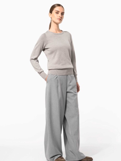 Pulls à personnaliser KARIBAN Pull col rond femme 