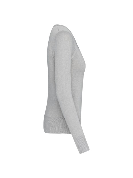 KARIBAN Pull col rond femme /api/colors/affde0b2-3f9e-462b-8bbe-959997fedc42 personnalisable