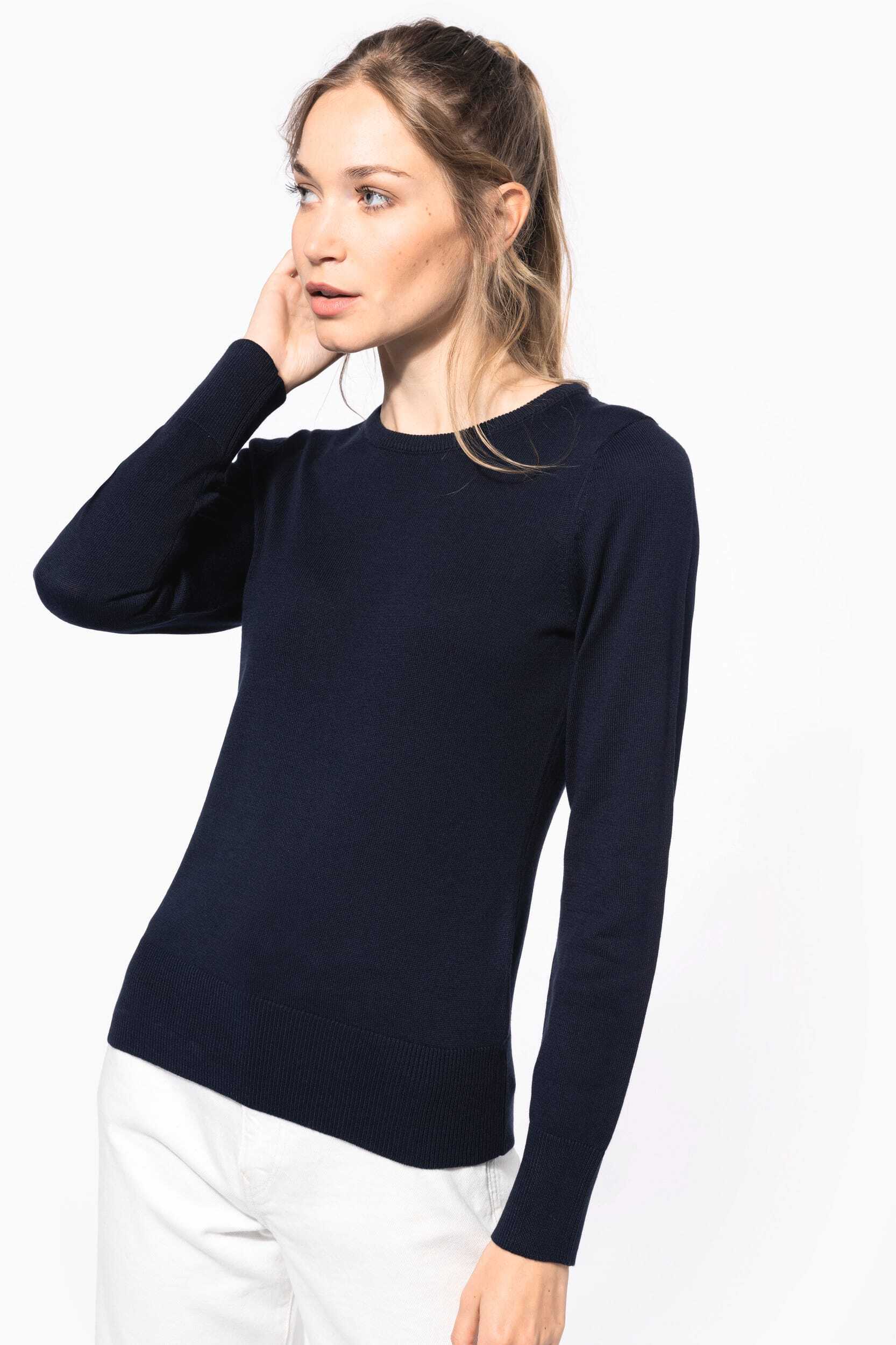 Pulls personnalisable KARIBAN Pull col rond femme