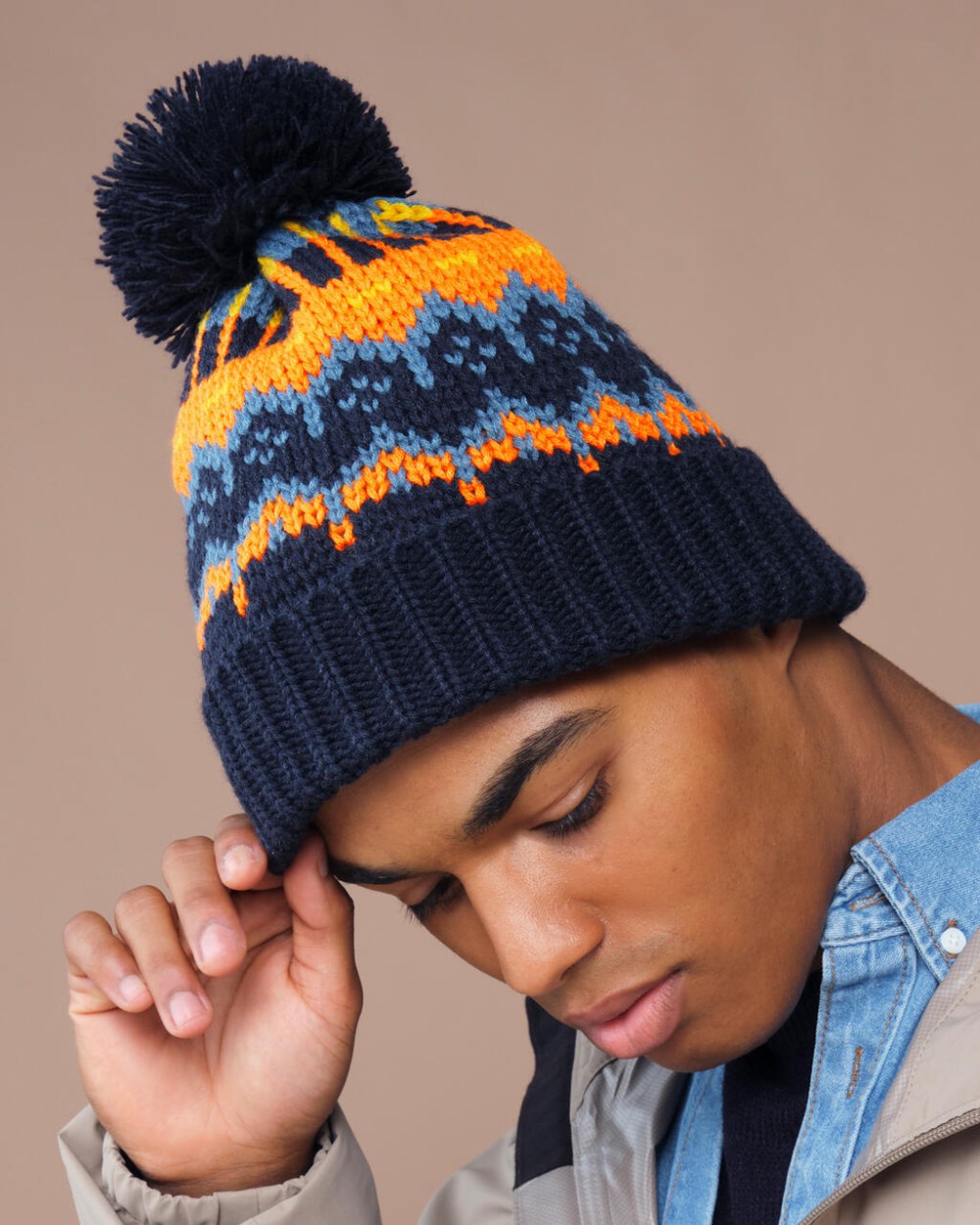 BEECHFIELD Retro Ski Beanie Kappen personalisierbar