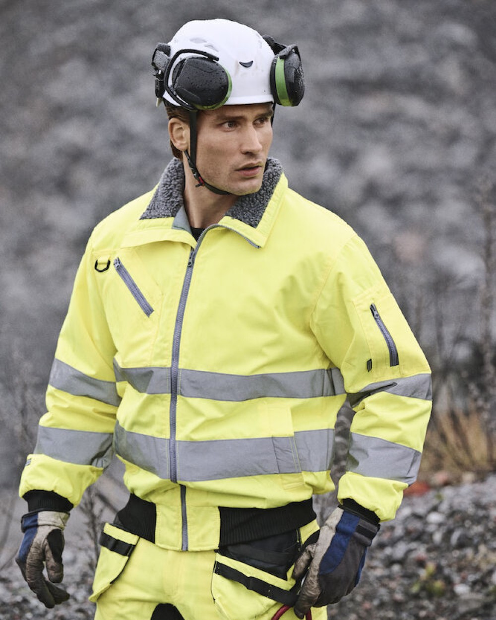 Vestes personnalisable JOBMAN 1359 Blouson aviateur Hi-Vis