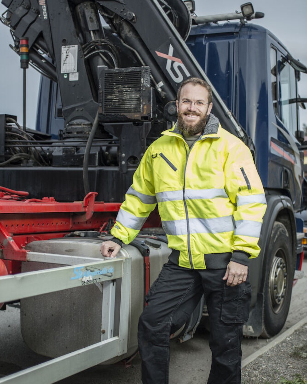 Jassen JOBMAN 1359 Hi-Vis Pilot Jacket voor bedrukking &amp; borduring